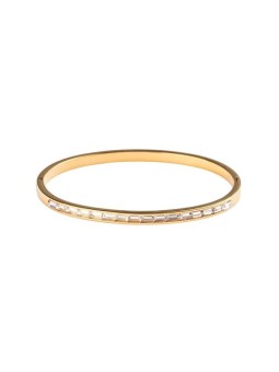 Marc Malone Luxury solido bracciale con cristalli MCB250230G donna oro 0145