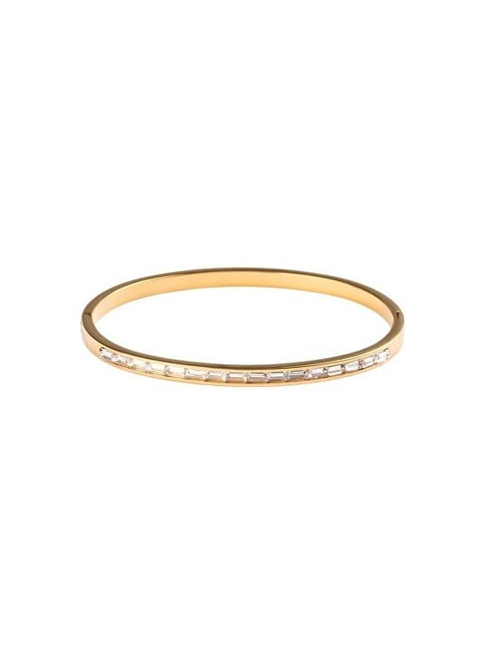 Marc Malone Luxury solido bracciale con cristalli MCB250230G donna oro 0145