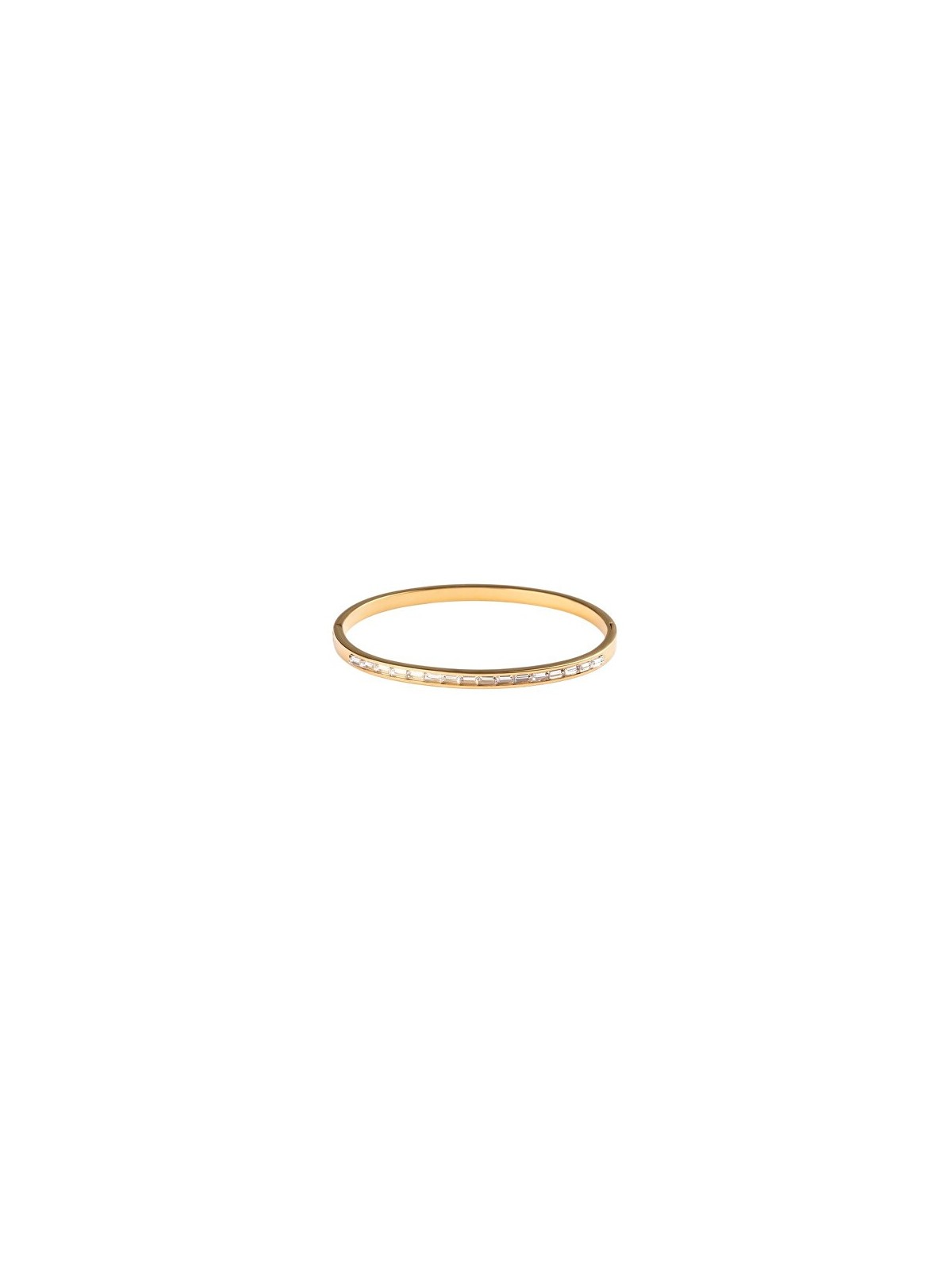 Marc Malone Luxury solido bracciale con cristalli MCB250230G donna oro 0145