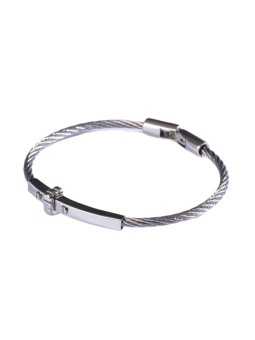 Marc Malone uomo acciaio bracciale MCGB5001S uomo argento 0174