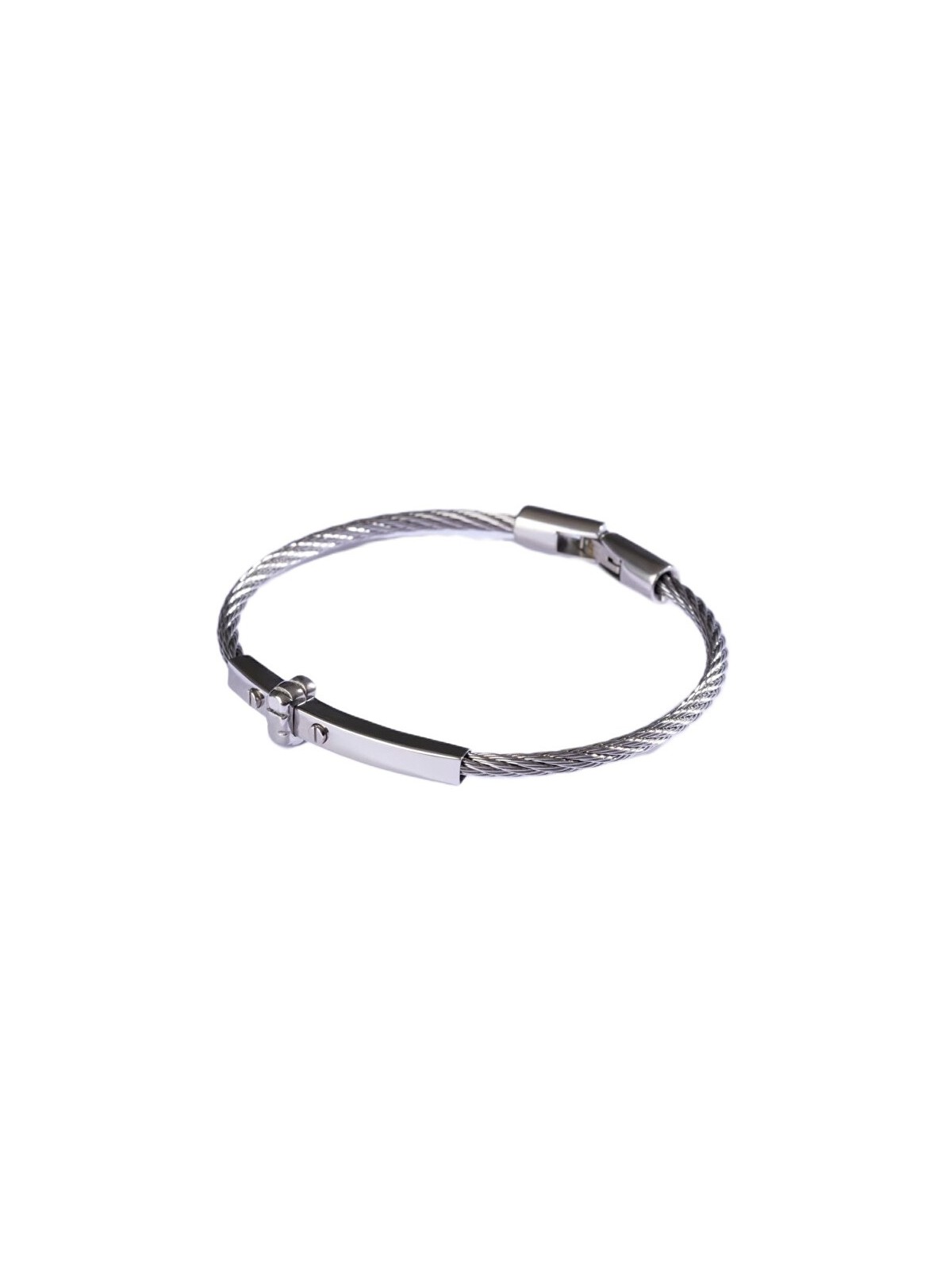 Marc Malone uomo acciaio bracciale MCGB5001S uomo argento 0174