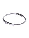 Marc Malone uomo acciaio bracciale MCGB5001S uomo argento 0174