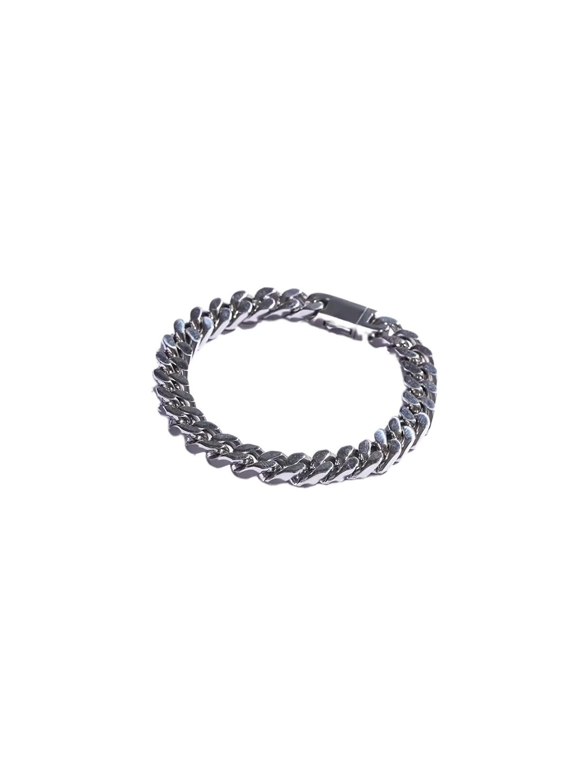 Marc Malone acciaio bracciale uomo Pancer MCGB5065S uomo argento 0189