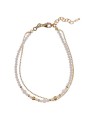 Alisia Double placcato oro bracciale con bianco agata AL2813.01.003 donna oro bianco 0179