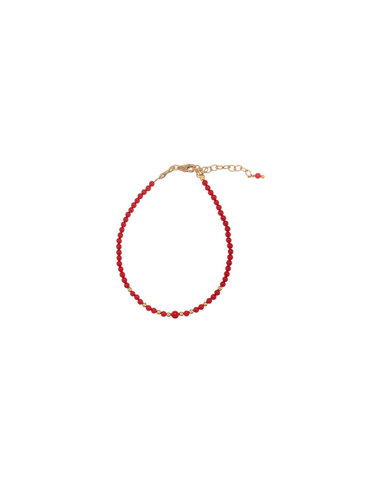 Alisia minerale bracciale fatto di rosso corallo AL4330.01.022 donna oro rosso 0209