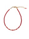 Alisia minerale bracciale fatto di rosso corallo AL4330.01.022 donna oro rosso 0209