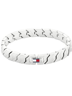 Tommy Hilfiger designer uomo acciaio bracciale Lars 2790619 uomo argento tricolore 1699