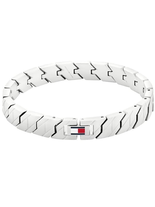 Tommy Hilfiger designer uomo acciaio bracciale Lars 2790619 uomo argento tricolore 1699
