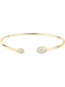 Morellato placcato oro solido bracciale con Pave zirconi SAZB10 donna trasparente oro 4827