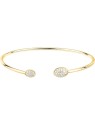 Morellato placcato oro solido bracciale con Pave zirconi SAZB10 donna trasparente oro 4827
