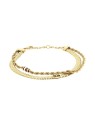 Tommy Hilfiger Double placcato oro Layered bracciale 2780982 donna oro tricolore 1705
