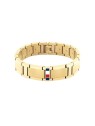 Tommy Hilfiger placcato oro moda acciaio bracciale Jameson 2790658 uomo oro tricolore 1723