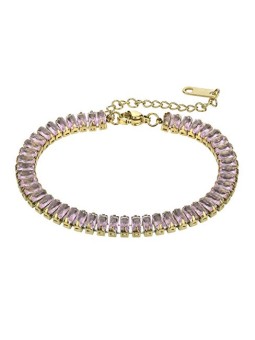 Marc Malone Sparkling tennis bracciale con rosa chiaro zirconi Braelynn MCB24036G donna oro rosa chiaro 0239