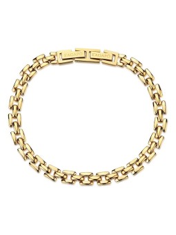 S'Agapõ Modern placcato oro onda bracciale SRP98 uomo oro 2500