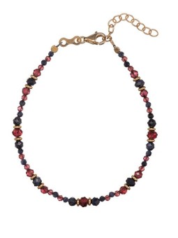 Alisia affascinante bracciale con granati e sapphires AL5229.01.000 donna blu bordeaux oro 0289