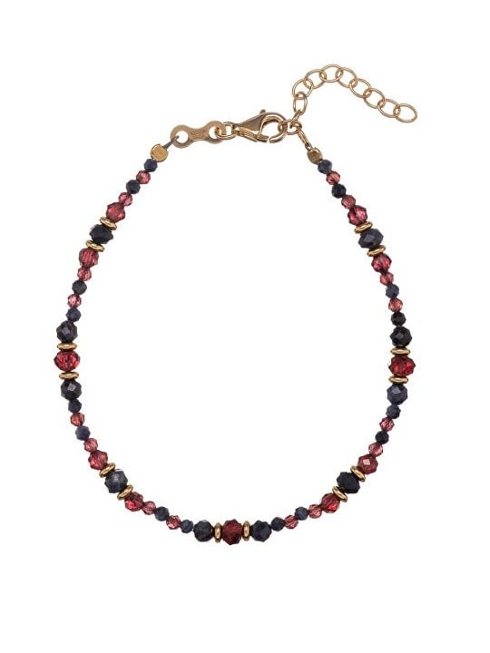 Alisia affascinante bracciale con granati e sapphires AL5229.01.000 donna blu bordeaux oro 0289
