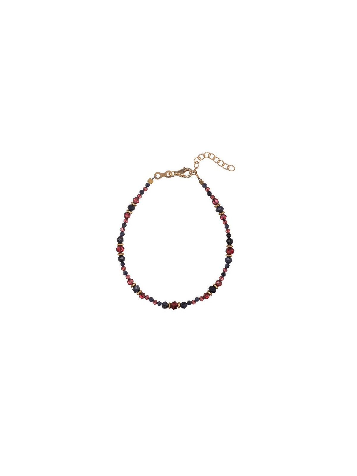 Alisia affascinante bracciale con granati e sapphires AL5229.01.000 donna blu bordeaux oro 0289