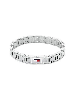 Tommy Hilfiger senza tempo acciaio bracciale uomo H-Link 2790682 uomo argento tricolore 1767