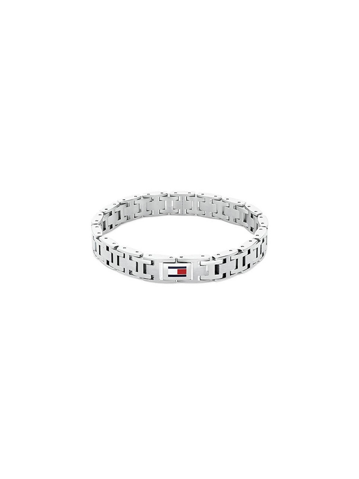 Tommy Hilfiger senza tempo acciaio bracciale uomo H-Link 2790682 uomo argento tricolore 1767