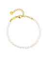 Vuch donna perla bracciale fatto di river perle Mireya oro donna oro perlato 0428