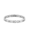 Hugo Boss senza tempo uomo acciaio bracciale Nolan 1580792 uomo argento 0426