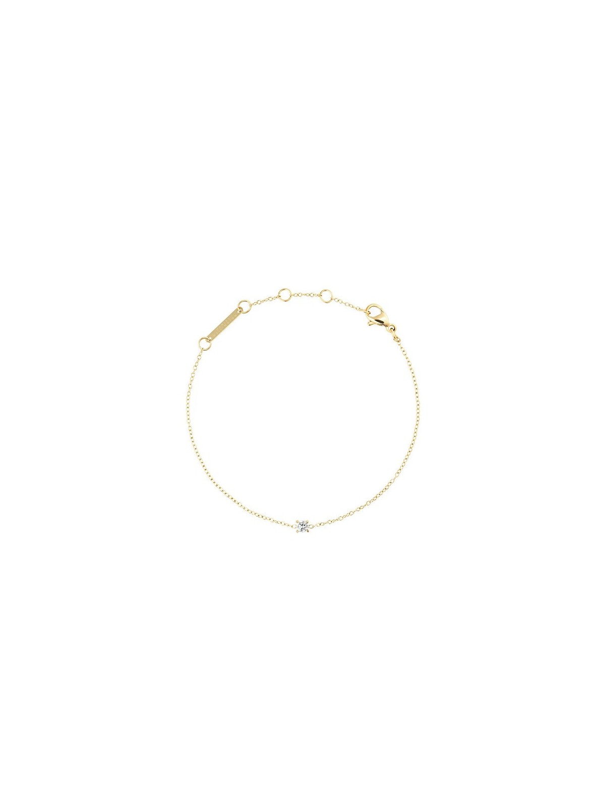 Daniel Wellington elegante placcato oro bracciale con cubica zirconia Mirelle DW00401961 donna trasparente oro 0427