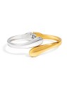 Troli solido bicolore bracciale VJDB0305013-PS donna oro argento 4654