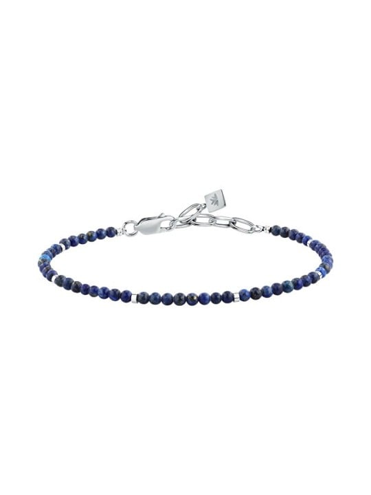 Morellato uomo minerale bracciale fatto di lapis lazuli Terra S1758 uomo blu argento 4851