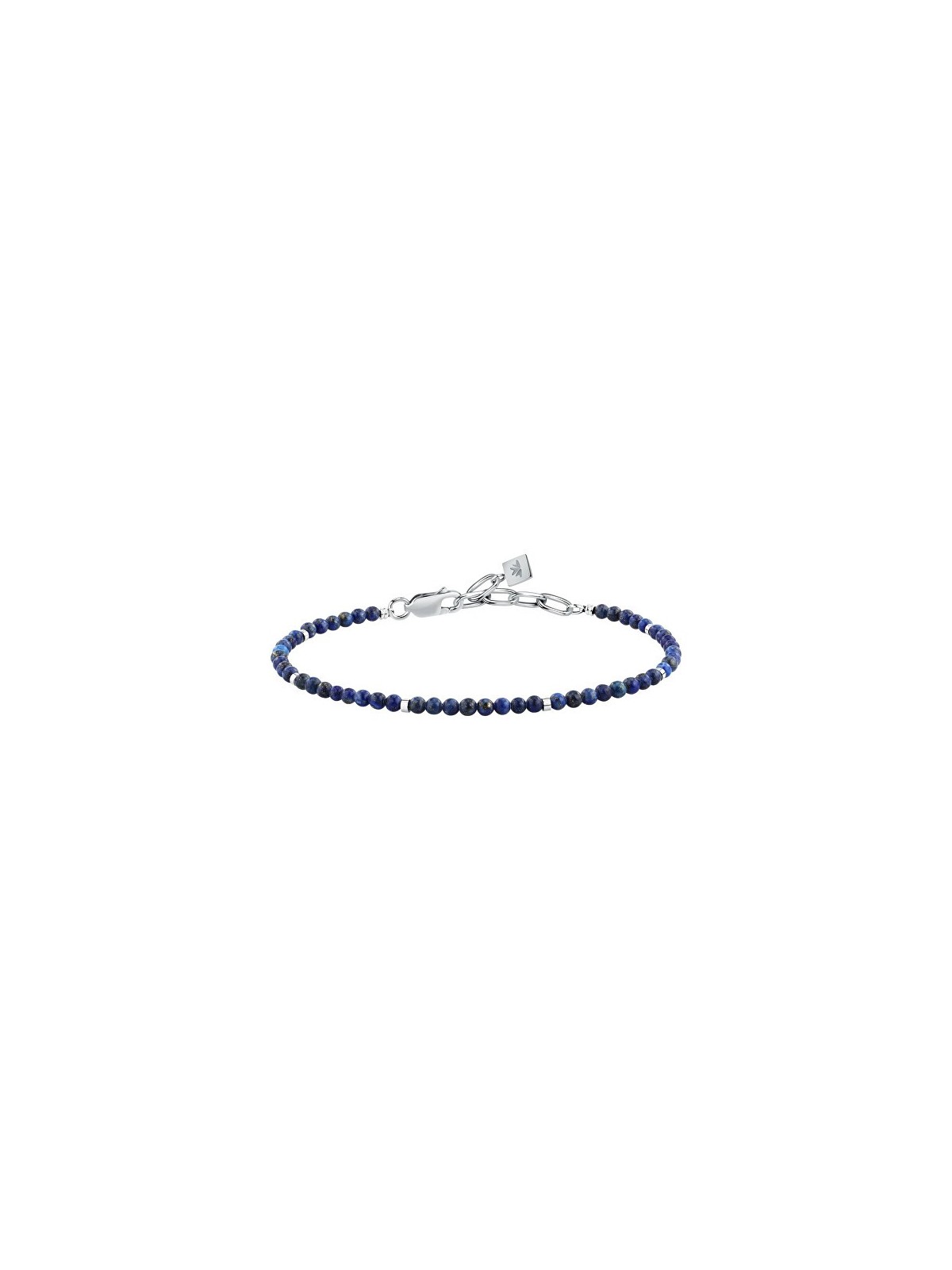 Morellato uomo minerale bracciale fatto di lapis lazuli Terra S1758 uomo blu argento 4851
