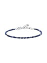 Morellato uomo minerale bracciale fatto di lapis lazuli Terra S1758 uomo blu argento 4851