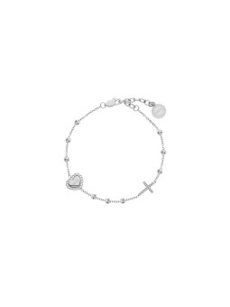 Liu Jo acciaio bracciale con cristalli icone LJ3207 donna trasparente argento 1181