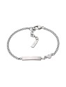 Emporio Armani uomo elegante acciaio bracciale EGS3310040 uomo argento 0843