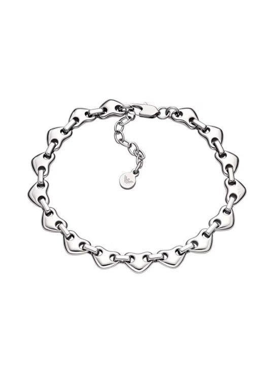 Emporio Armani donna cuore bracciale EGS3335040 donna argento 0860