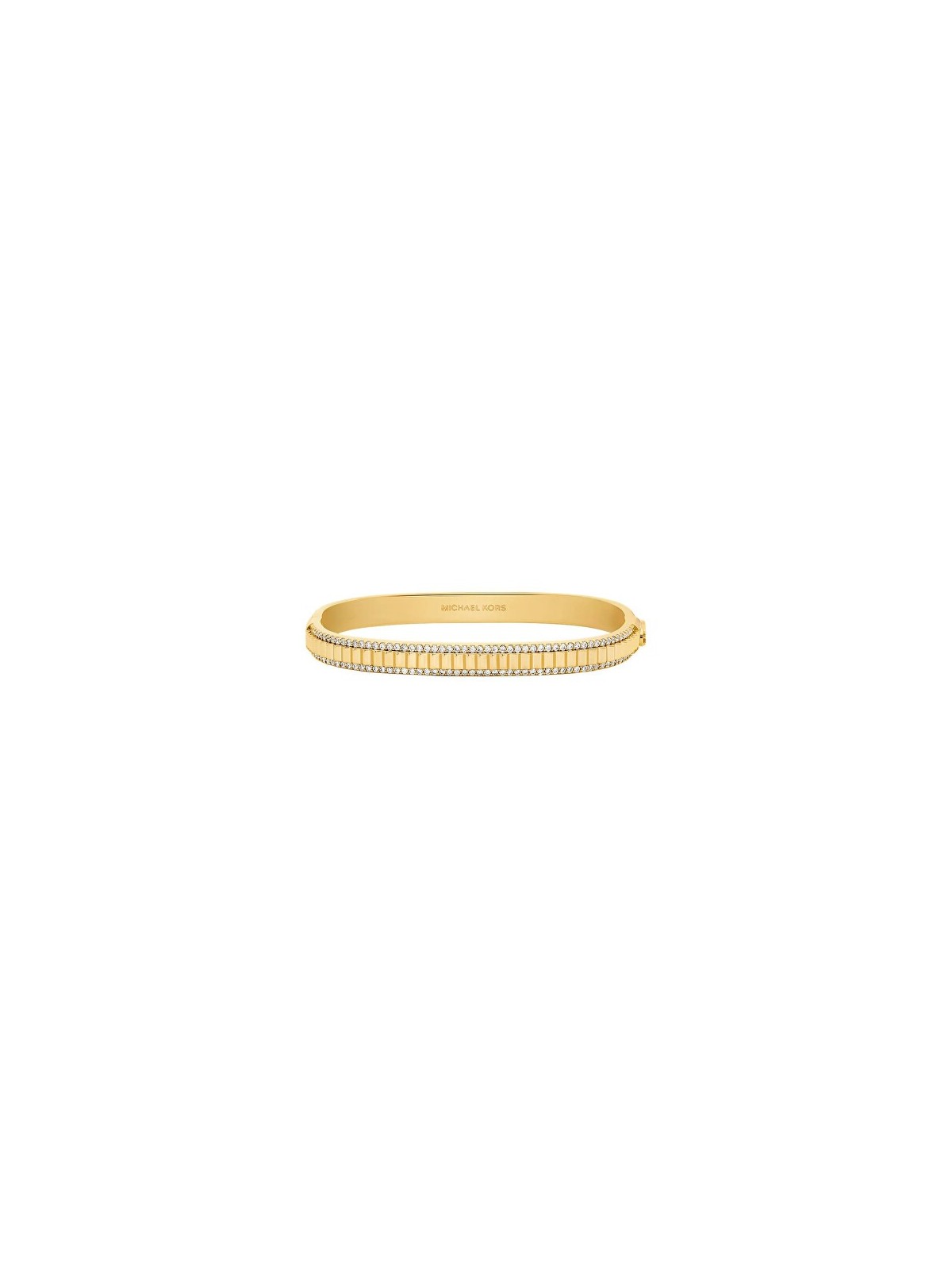 Michael Kors solido bracciale con zirconi Premium MKJ8610710 donna trasparente oro 0840