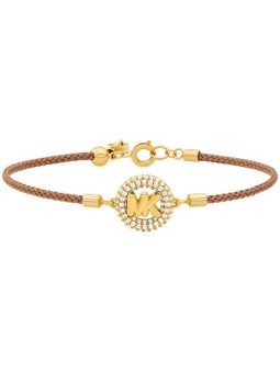 Michael Kors affascinante marrone bracciale con cubica zirconi MKJ8622710 donna marrone trasparente oro 0845