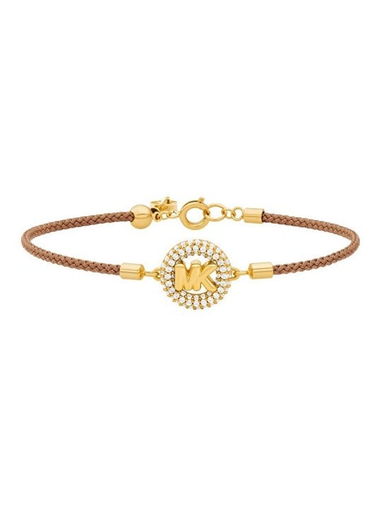Michael Kors affascinante marrone bracciale con cubica zirconi MKJ8622710 donna marrone trasparente oro 0845