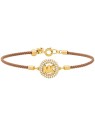 Michael Kors affascinante marrone bracciale con cubica zirconi MKJ8622710 donna marrone trasparente oro 0845
