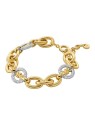 Michael Kors Luxury bracciale con zirconi Premium MKJ8547931 donna bicolore trasparente oro 0847