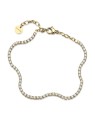 Brosway placcato oro tennis bracciale con trasparente zirconi desideri BEI110 donna trasparente oro 4025
