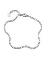 Brosway acciaio tennis bracciale con trasparente zirconi desideri BEI109 donna trasparente argento 4024