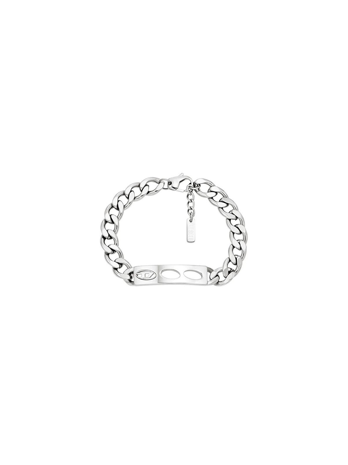 Diesel elegante unisex acciaio bracciale D logo DX1663040 unisex 0576