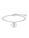 Hugo Boss elegante donna acciaio bracciale Double B 1580806 donna trasparente argento 0459