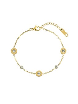 Victoria Walls placcato oro donna bracciale con trasparente cristalli VWB260827G donna trasparente oro 0327