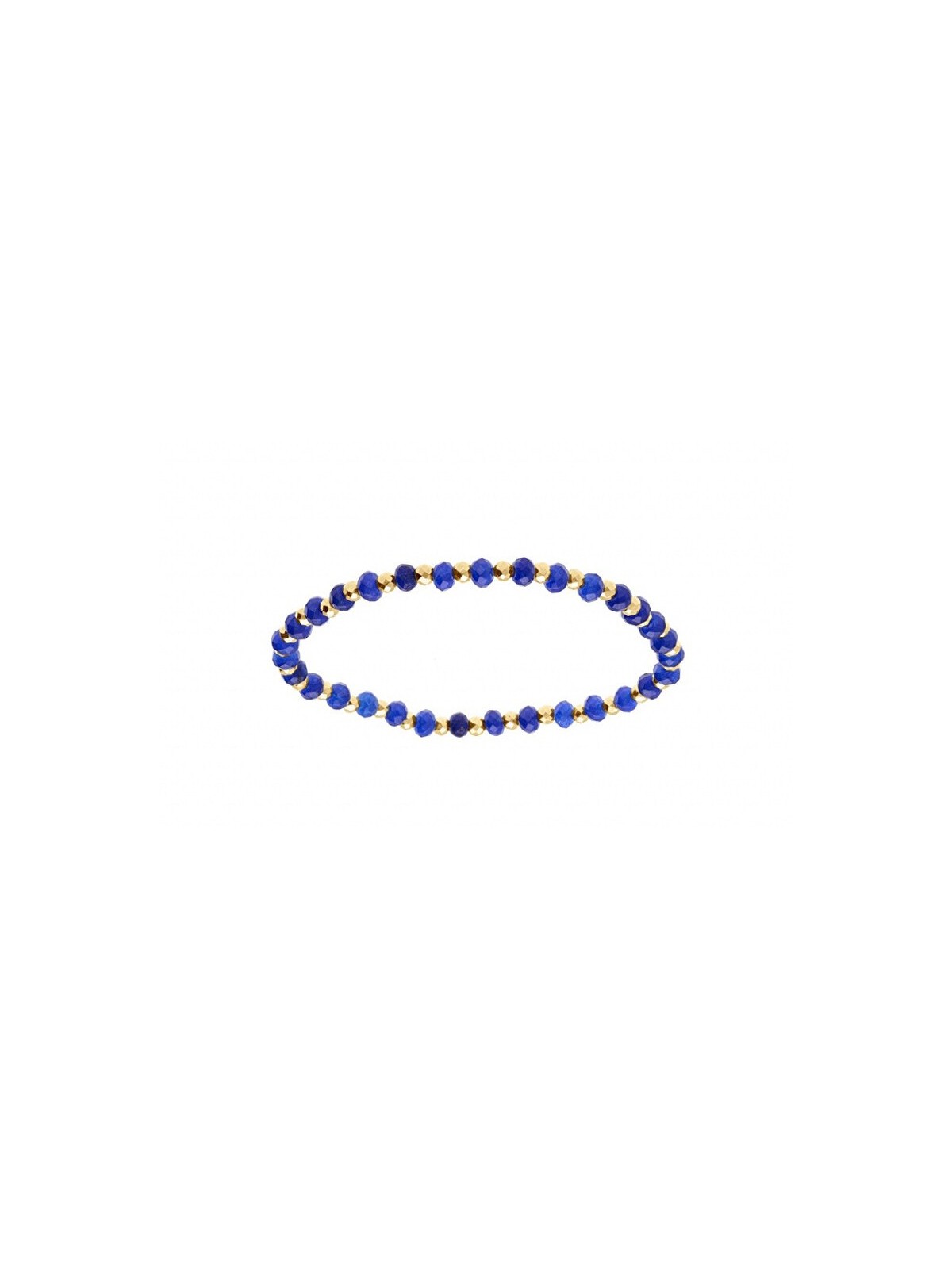 Kalace placcato oro bracciale con blu perle 120854B donna blu oro 0025