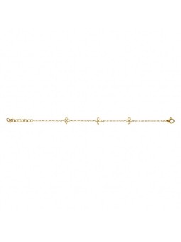 Kalace delicato placcato oro bracciale con fiori bianchi SK-B2849-J donna trasparente oro bianco 0017