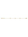 Kalace delicato placcato oro bracciale con fiori bianchi SK-B2849-J donna trasparente oro bianco 0017