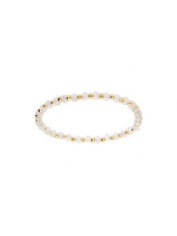 Kalace placcato oro bracciale con bianco perle 120854A donna oro bianco 0024