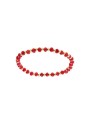 Kalace placcato oro bracciale con rosso perle 120854F donna oro rosso 0027