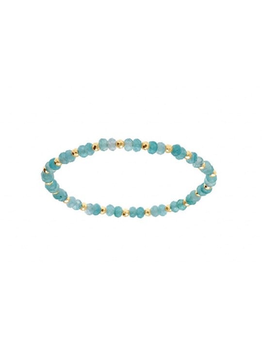 Kalace placcato oro bracciale con turchese perle 120854T donna oro turchese 0029