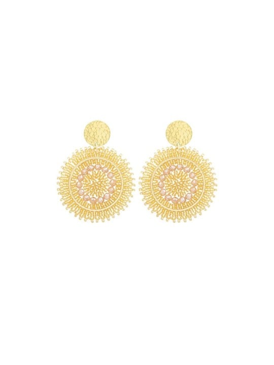 Sàntibé orecchini con oro perle mini spagnola mini ESP-DORÉ-BO donna oro 0002